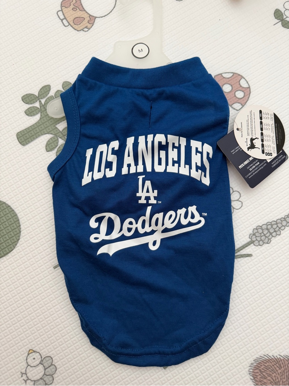 Dodgers Blue Pet Tee - Official MLB Dog Shirt-Medium